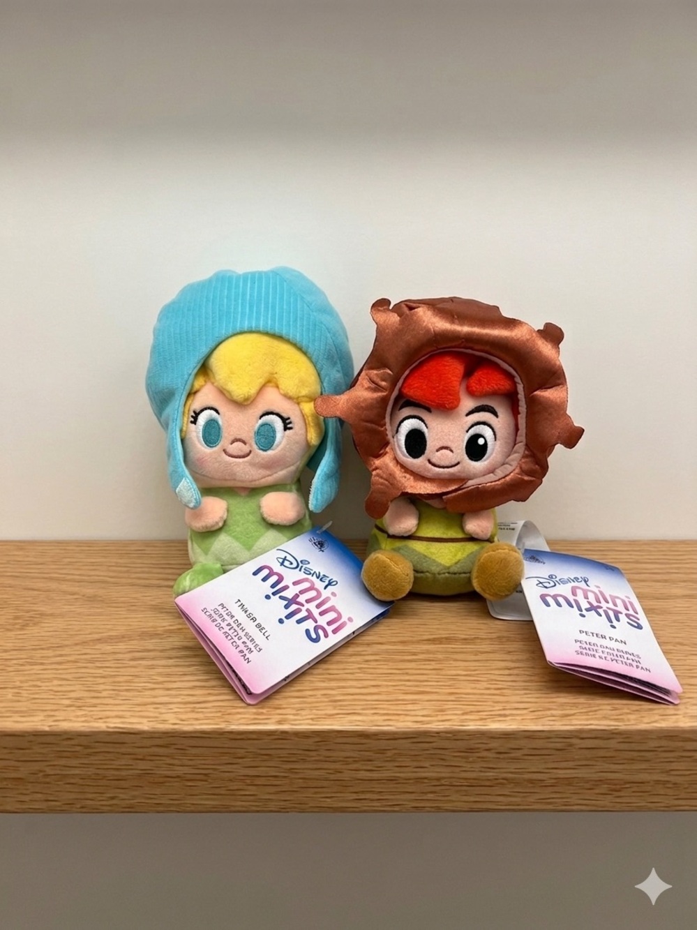 Disney Parks  Tinkle Bell and Peter Pan Mix it plush NWT